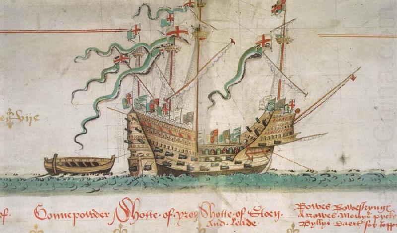 The Mary Rose, unknow artist